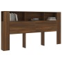 Armario cabecero marrón roble 200x18,5x104,5 cm de vidaXL, Cabeceros y pies de cama - Ref: Foro24-817281, Precio: 96,52 €, De...