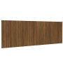 Cabecero pared madera contrachapada roble marrón 240x1,5x80 cm de vidaXL, Cabeceros y pies de cama - Ref: Foro24-816981, Prec...