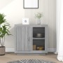 Sideboard in Sonoma grey color, 80x40x75 cm. by vidaXL, Sideboards - Ref: Foro24-817238, Price: 74,46 €, Discount: %