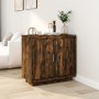 Smoked oak plywood sideboard 80x40x75 cm by vidaXL, Sideboards - Ref: Foro24-817234, Price: 77,79 €, Discount: %