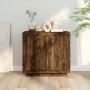 Sideboard aus geräuchertem Eichensperrholz, 80 x 40 x 75 cm von vidaXL, Sideboards - Ref: Foro24-817234, Preis: 77,11 €, Raba...