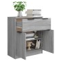 Aparador de madera contrachapada gris Sonoma 60x30x70 cm de vidaXL, Aparadores - Ref: Foro24-816992, Precio: 72,14 €, Descuen...