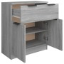 Aparador de madera contrachapada gris Sonoma 60x30x70 cm de vidaXL, Aparadores - Ref: Foro24-816992, Precio: 72,14 €, Descuen...