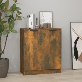 Smoked oak plywood sideboard 60x30x70 cm by vidaXL, Sideboards - Ref: Foro24-816982, Price: 57,72 €, Discount: %