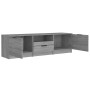 Sonoma gray plywood TV cabinet 140x35x40 cm by vidaXL, TV Furniture - Ref: Foro24-817112, Price: 91,98 €, Discount: %