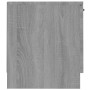 Sonoma gray plywood TV cabinet 140x35x40 cm by vidaXL, TV Furniture - Ref: Foro24-817112, Price: 91,98 €, Discount: %