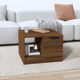 Brown oak plywood coffee table 50x50x36 cm by vidaXL, Coffee table - Ref: Foro24-817077, Price: 43,99 €, Discount: %