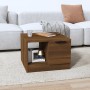 Mesa de centro madera contrachapada roble marrón 50x50x36 cm de vidaXL, Mesas de centro - Ref: Foro24-817077, Precio: 43,99 €...