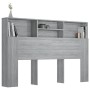 Mueble cabecero color gris Sonoma 160x19x103,5 cm de vidaXL, Cabeceros y pies de cama - Ref: Foro24-817253, Precio: 68,66 €, ...