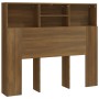 Mueble cabecero marrón roble 120x19x103,5 cm de vidaXL, Cabeceros y pies de cama - Ref: Foro24-817248, Precio: 64,70 €, Descu...