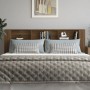 Brown oak headboard furniture 220x18.5x104.5 cm by vidaXL, Headboards and footboards - Ref: Foro24-817284, Price: 81,24 €, Di...