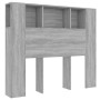 Mueble cabecero gris Sonoma 120x18,5x102,5 cm de vidaXL, Cabeceros y pies de cama - Ref: Foro24-817268, Precio: 61,87 €, Desc...