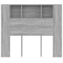 Mueble cabecero gris Sonoma 120x18,5x102,5 cm de vidaXL, Cabeceros y pies de cama - Ref: Foro24-817268, Precio: 61,87 €, Desc...