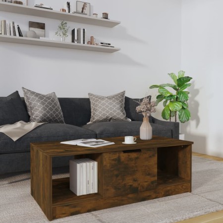 Couchtisch aus geräuchertem Eichenholzwerkstoff, 102 x 50 x 36 cm von vidaXL, Couchtisch - Ref: Foro24-817078, Preis: 60,26 €...