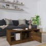 Smoked oak engineered wood coffee table 102x50x36 cm by vidaXL, Coffee table - Ref: Foro24-817078, Price: 60,26 €, Discount: %