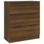 Aparador de madera contrachapada roble marrón 60x30x70 cm de vidaXL, Aparadores - Ref: Foro24-816987, Precio: 83,82 €, Descue...