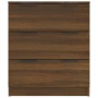 Aparador de madera contrachapada roble marrón 60x30x70 cm de vidaXL, Aparadores - Ref: Foro24-816987, Precio: 83,82 €, Descue...