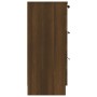 Aparador de madera contrachapada roble marrón 60x30x70 cm de vidaXL, Aparadores - Ref: Foro24-816987, Precio: 83,82 €, Descue...