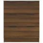 Aparador de madera contrachapada roble marrón 60x30x70 cm de vidaXL, Aparadores - Ref: Foro24-816987, Precio: 83,82 €, Descue...