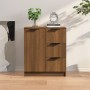 Brown oak plywood sideboard 60x30x70 cm by vidaXL, Sideboards - Ref: Foro24-816990, Price: 80,69 €, Discount: %