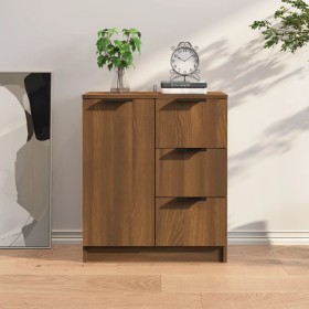 Brown oak plywood sideboard 60x30x70 cm by vidaXL, Sideboards - Ref: Foro24-816990, Price: 80,56 €, Discount: %