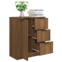 Brown oak plywood sideboard 60x30x70 cm by vidaXL, Sideboards - Ref: Foro24-816990, Price: 80,69 €, Discount: %