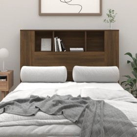 Brown oak headboard furniture 120x18.5x102.5 cm by vidaXL, Headboards and footboards - Ref: Foro24-817269, Price: 56,52 €, Di...