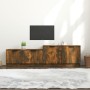 TV stand made of smoked oak plywood, measuring 158.5x36x45cm. by vidaXL, TV Furniture - Ref: Foro24-817123, Price: 81,98 €, D...