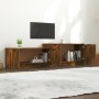 TV stand made of smoked oak plywood, measuring 158.5x36x45cm. by vidaXL, TV Furniture - Ref: Foro24-817123, Price: 81,98 €, D...