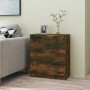 Smoked oak plywood sideboard 60x30x70 cm by vidaXL, Sideboards - Ref: Foro24-816985, Price: 80,45 €, Discount: %