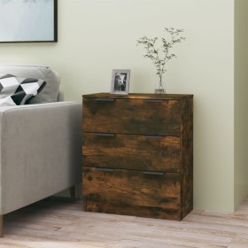 Smoked oak plywood sideboard 60x30x70 cm by vidaXL, Sideboards - Ref: Foro24-816985, Price: 79,65 €, Discount: %