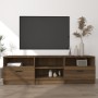 Mueble para TV madera contrachapada roble marrón 150x33,5x45 cm de vidaXL, Muebles TV - Ref: Foro24-817116, Precio: 105,03 €,...