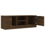 Oak brown plywood TV cabinet 102x35x36.5 cm by vidaXL, TV Furniture - Ref: Foro24-817134, Price: 70,79 €, Discount: %