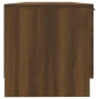 Oak brown plywood TV cabinet 102x35x36.5 cm by vidaXL, TV Furniture - Ref: Foro24-817134, Price: 70,79 €, Discount: %