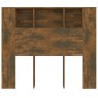 Smoked oak headboard furniture 120x18.5x102.5 cm by vidaXL, Headboards and footboards - Ref: Foro24-817267, Price: 48,98 €, D...