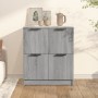 Sonoma gray plywood sideboard 60x30x70 cm by vidaXL, Sideboards - Ref: Foro24-816995, Price: 58,44 €, Discount: %