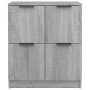 Sonoma gray plywood sideboard 60x30x70 cm by vidaXL, Sideboards - Ref: Foro24-816995, Price: 53,99 €, Discount: %