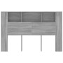 Mueble cabecero gris Sonoma 160x18,5x104,5 cm de vidaXL, Cabeceros y pies de cama - Ref: Foro24-817274, Precio: 69,83 €, Desc...