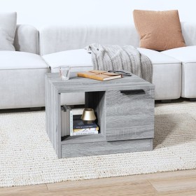 Sonoma-Couchtisch aus grauem Sperrholz, 50 x 50 x 36 cm von vidaXL, Couchtisch - Ref: Foro24-817076, Preis: 48,99 €, Rabatt: %