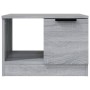 Mesa de centro madera contrachapada gris Sonoma 50x50x36 cm de vidaXL, Mesas de centro - Ref: Foro24-817076, Precio: 49,42 €,...