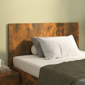 Smoked oak plywood headboard 120x1.5x80 cm by vidaXL, Headboards and footboards - Ref: Foro24-816970, Price: 46,45 €, Discoun...