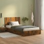 Smoked oak plywood headboard 120x1.5x80 cm by vidaXL, Headboards and footboards - Ref: Foro24-816970, Price: 45,92 €, Discoun...