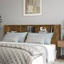 Smoked oak headboard furniture 220x18.5x104.5 cm by vidaXL, Headboards and footboards - Ref: Foro24-817282, Price: 86,60 €, D...