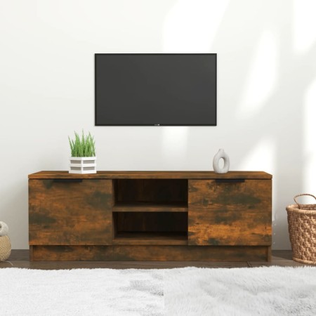 Mueble de TV madera contrachapada roble ahumado 102x35x36,5 cm de vidaXL, Muebles TV - Ref: Foro24-817132, Precio: 62,01 €, D...