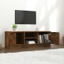 Mueble de TV madera contrachapada roble ahumado 102x35x36,5 cm de vidaXL, Muebles TV - Ref: Foro24-817132, Precio: 62,01 €, D...