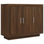 Aparador madera contrachapada color roble marrón 92x35x75 cm de vidaXL, Aparadores - Ref: Foro24-817242, Precio: 70,53 €, Des...