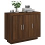 Aparador madera contrachapada color roble marrón 92x35x75 cm de vidaXL, Aparadores - Ref: Foro24-817242, Precio: 70,53 €, Des...