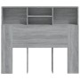 Mueble cabecero gris Sonoma 120x19x103,5 cm de vidaXL, Cabeceros y pies de cama - Ref: Foro24-817247, Precio: 62,15 €, Descue...