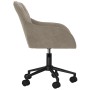 Light Gray Velvet Swivel Office Chair by vidaXL, Office chairs - Ref: Foro24-344867, Price: 96,57 €, Discount: %