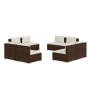 8-piece garden sofa set and brown synthetic rattan cushions by vidaXL, Garden sets - Ref: Foro24-3101538, Price: 870,55 €, Di...